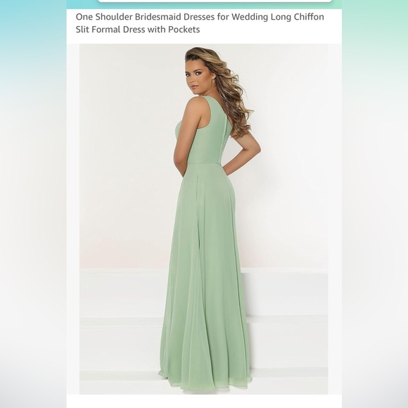 Amazon eucalyptus bridesmaids dress. Size 18. Unable to return with Amazon. - Picture 2 of 2